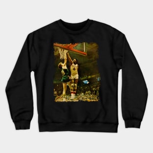 Dr. J Over Dave Cowens Crewneck Sweatshirt